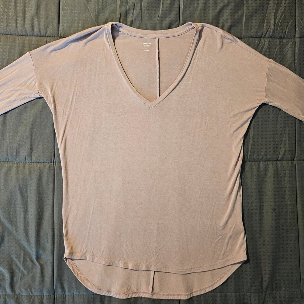 Express Relaxed London 3/4 Sleeve Tee